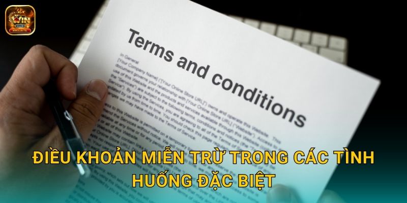 Miễn Trừ Trách Nhiệm - Winclub Cam Kết Rõ Ràng 2 Điều khoản miễn trừ trong các tình huống đặc biệt